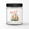 Bah-la-la-la-la with Sheep Personalized Soy Candle Gift • Christmas Holidays