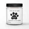 Pet Loss Memorial Gift • Once By My Side Forever In My Heart Personalized Soy Candle • Dog • Cat