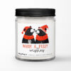 Warm & Fuzzy Wishes with Pajama Bears Personalized Soy Candle Gift • Christmas Holidays