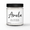 Will You Be My Maid of Honor? • Personalized Soy Candle Gift