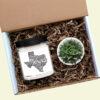 Texas Personalized Soy Candle and Succulent Gift